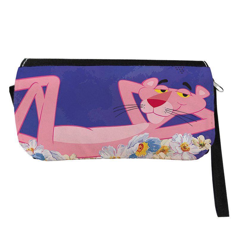 جامدادی طرح پلنگ صورتی کد wj88