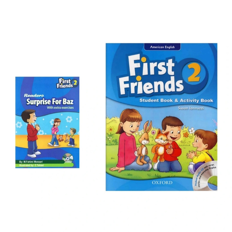 کتاب American First Friends 2 اثر Susan Iannuzzi انتشارات الوندپویان مجموعه 2 جلدی