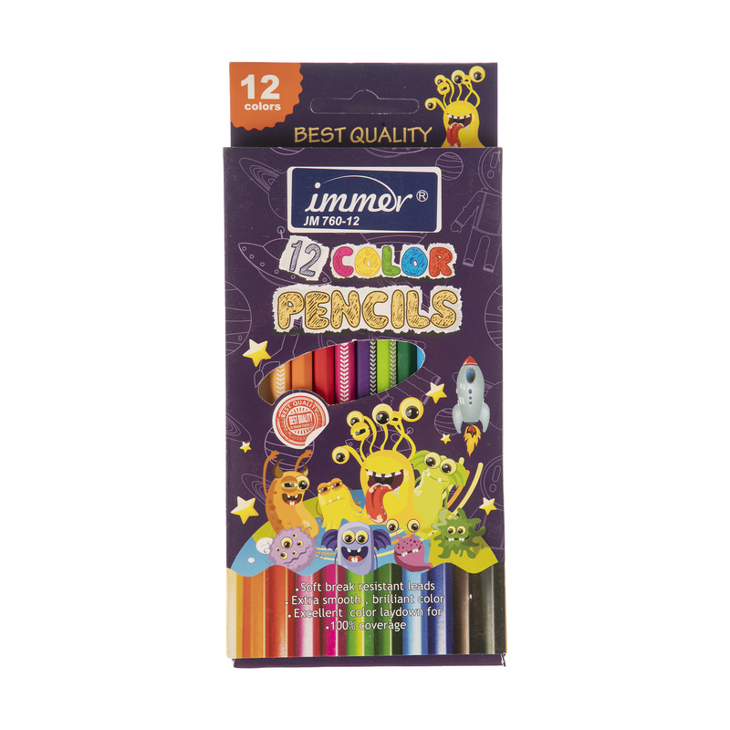 مداد رنگی 12 رنگ ایمر مدل JM 760-12-2