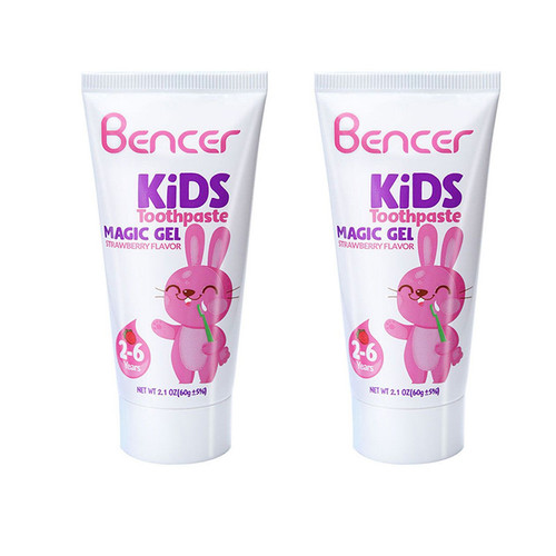 خمیر دندان کودک بنسر مدل خرگوش حجم 60 میلی لیتر مجموعه 2 عددی